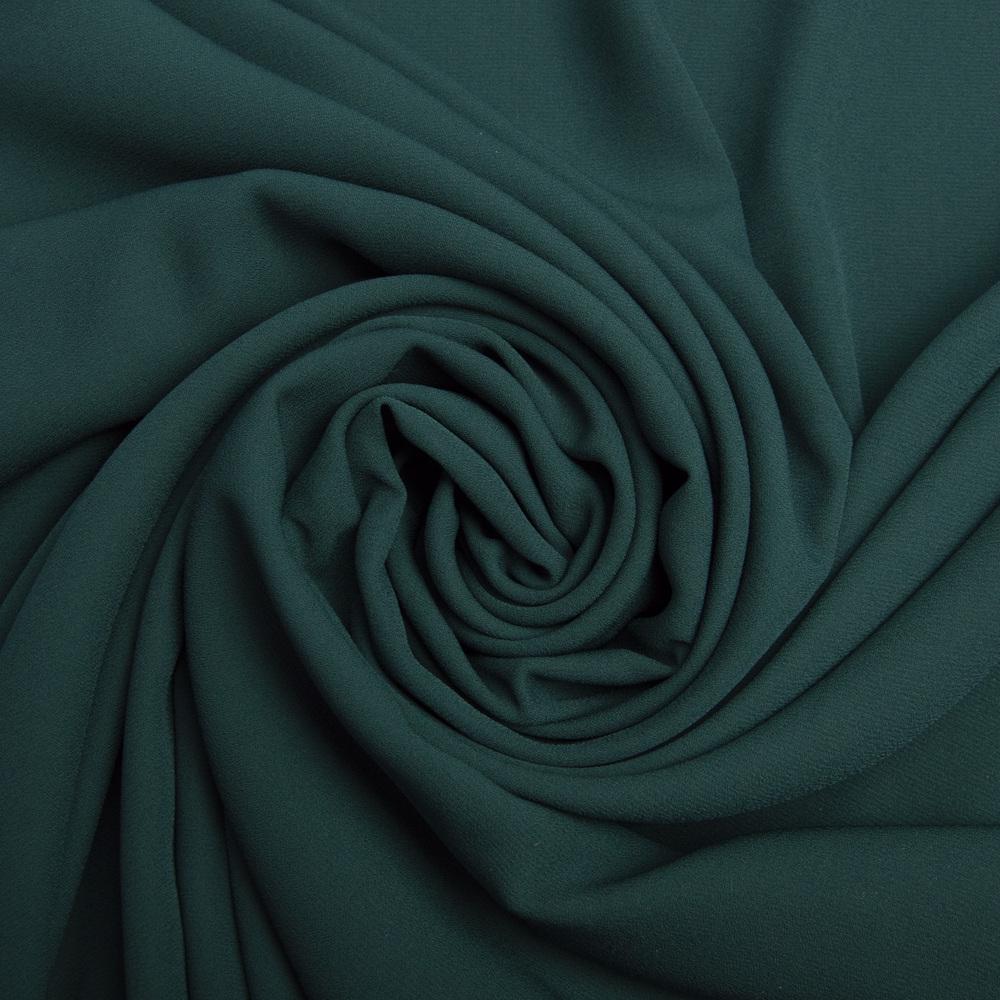 Ткань шифон креп однотонный Малахит (24188)