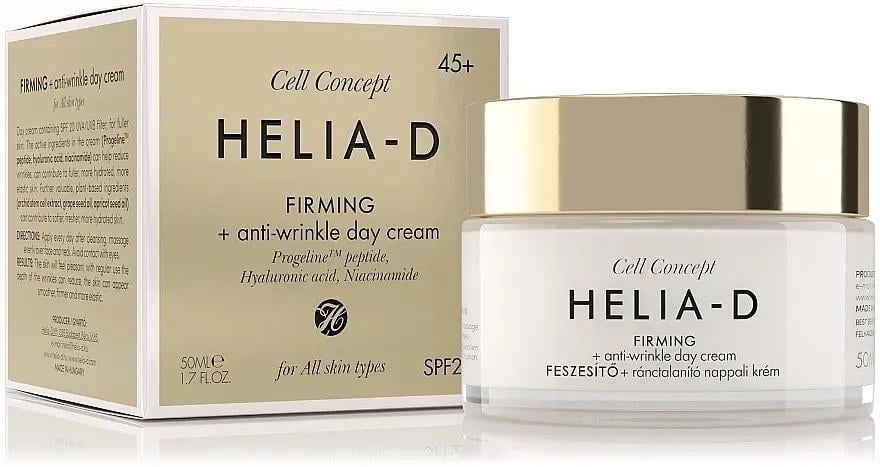 Крем укрепляющий против признаков старения и дневной против морщин Helia-D Cell 45+ Concept 50 мл