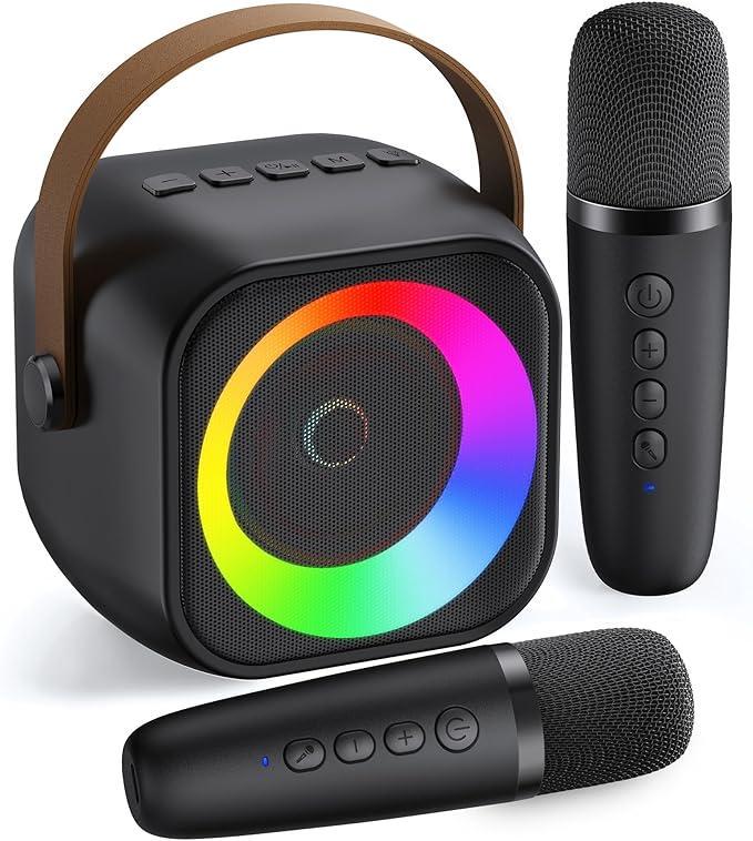 Караоке BEILIHART Bluetooth з 2 бездротовими мікрофонами