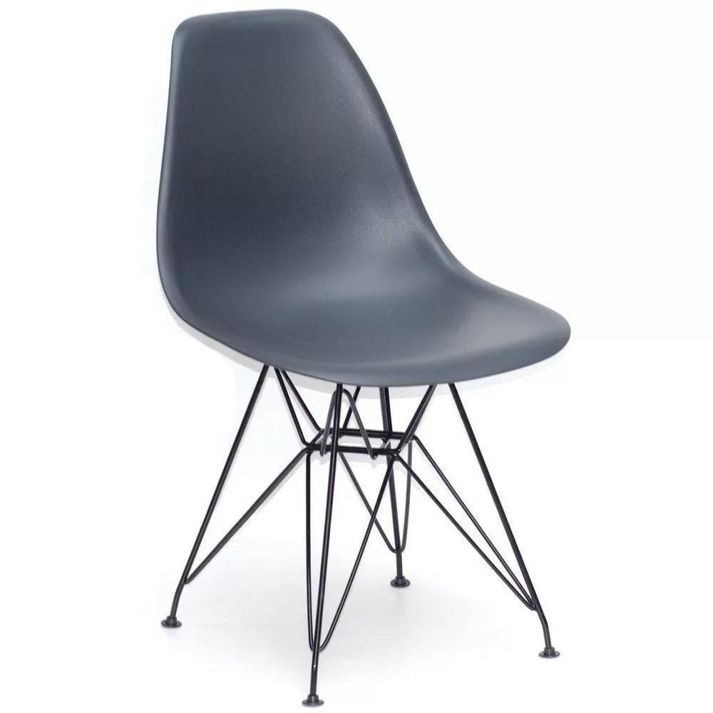 Стул EAMES METAL 01 Black ML Антрацит (114033) - фото 1