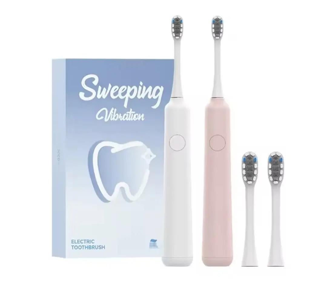 Набор электрических зубных щеток DOCO Lab MT001 Sweeping Vibration Electric Toothbrush Couple Set 2 шт. White/Pink