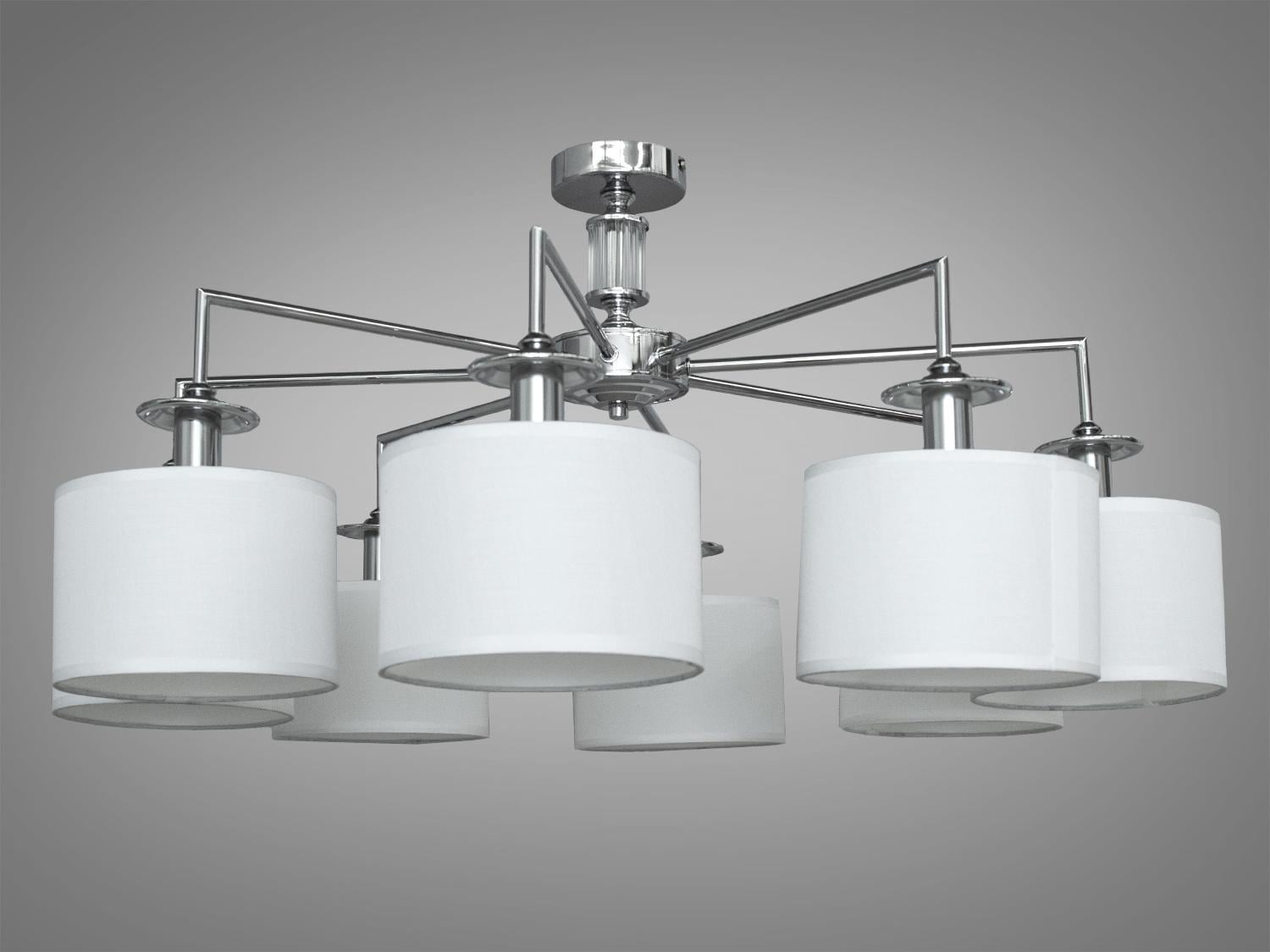 Люстра с абажурами Diasha 1016/8HR Хром Люстра с абажурами Diasha 1016/8HR Хром