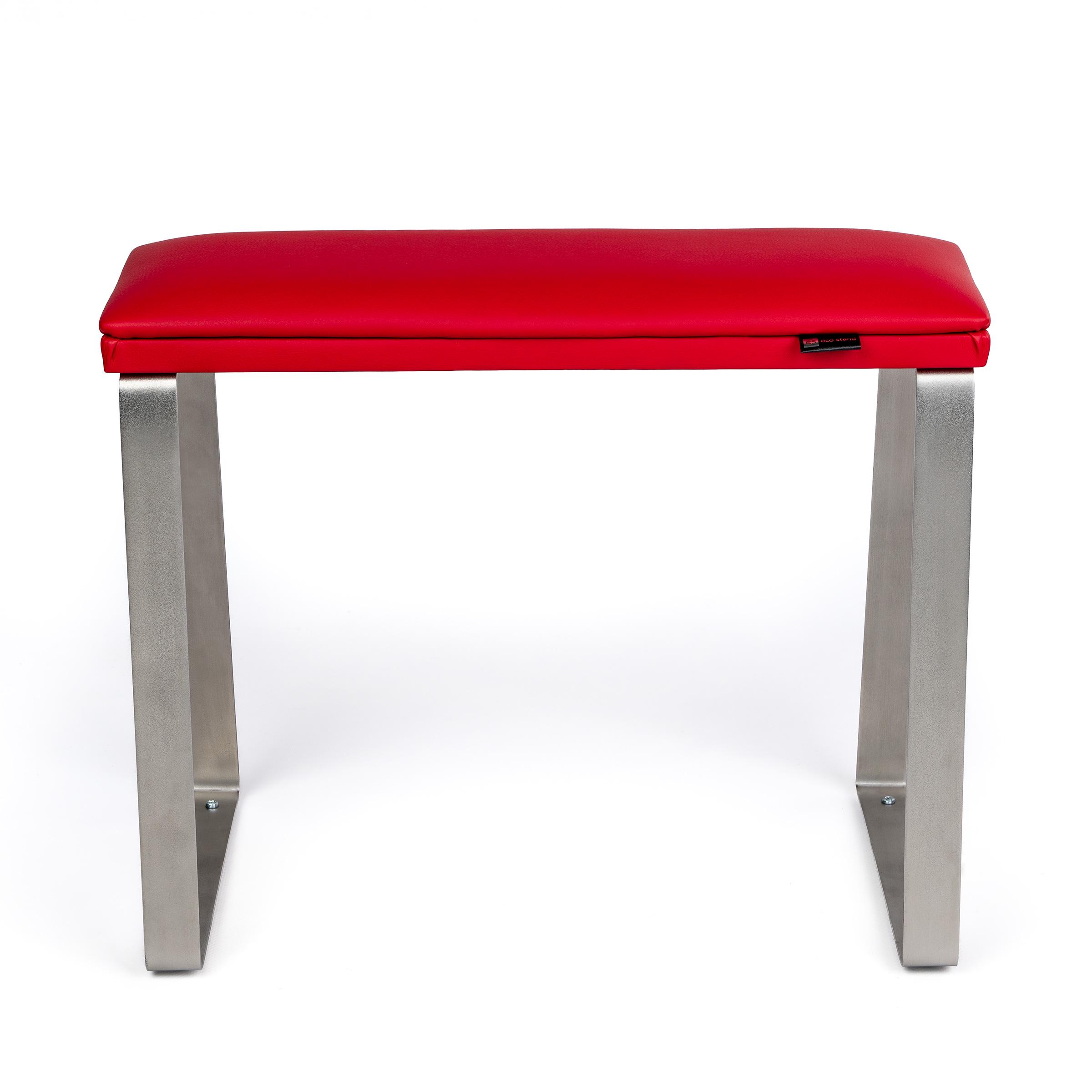 Педикюрная подставка для ног eco stand PADIX на металлических ножках Красный (26398060) - фото 2
