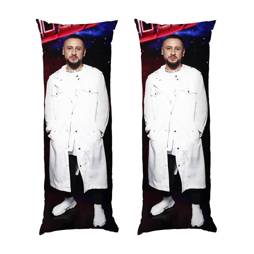 Подушка докімакура Stylish Monatik in a white suit габардин 140х45 см (113623-2)