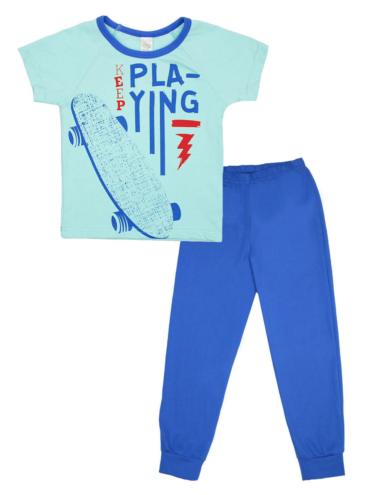 Пижама Smil 128 см Светло-бирюзовый (104481)