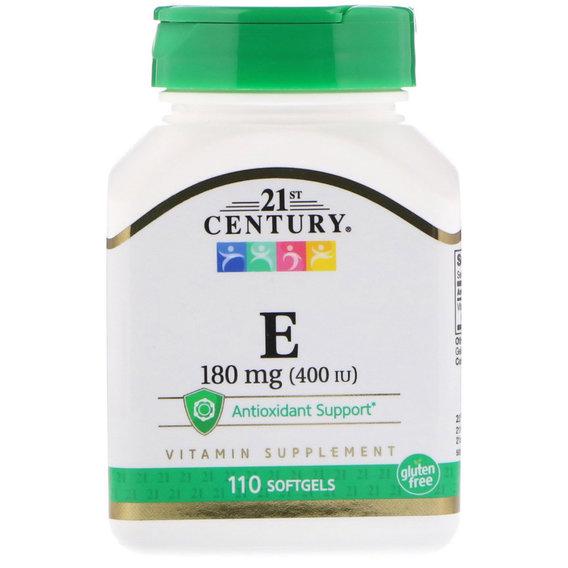 Витамин E 21st Century E-400 110 Softgels (000000108)
