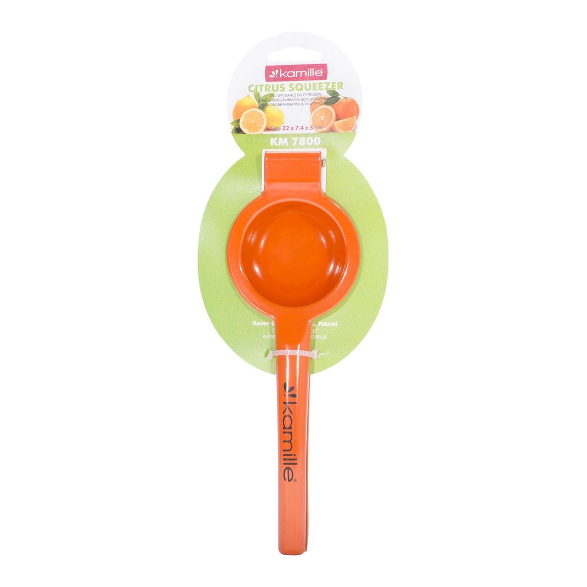 Пресс для лимона Kamille ручной из алюминия 22х7,4х5 см (KM-7800)
