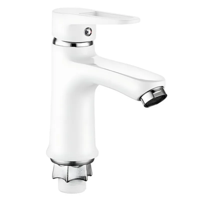 Змішувач для умивальника MIXXUS Elba 001 Nut White без підведення (MI6584) Змішувач для умивальника MIXXUS Elba 001 Nut White без підведення (MI6584)