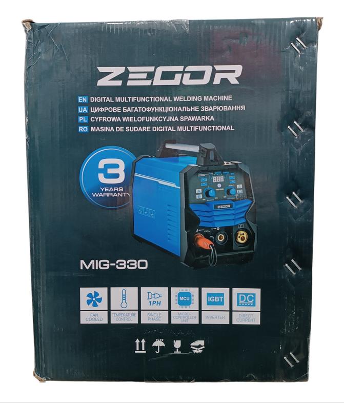 Инверторный сварочный аппарат Zegor MIG-330/IGBT/5,6 Квт 3в1 MIG TIG MMA - фото 11 Инверторный сварочный аппарат Zegor MIG-330/IGBT/5,6 Квт 3в1 MIG TIG MMA - фото 11
