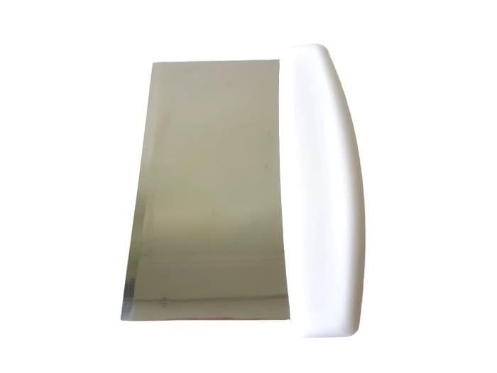 Шпатель різак для тіста з нержавійки 11x15 см 7,5x15 см робоча частина (16895)