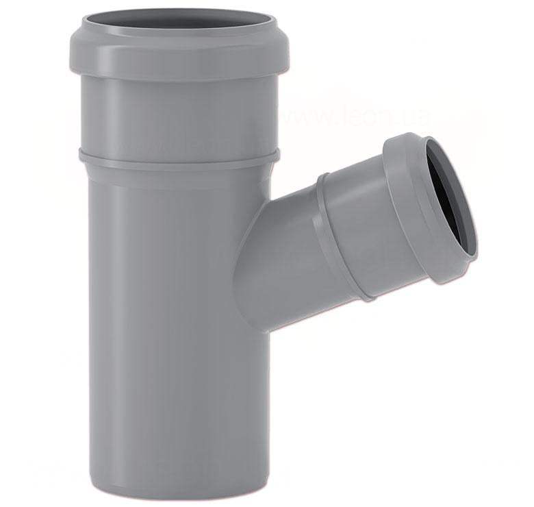 Тройник редукционный Valsir для внутренней канализации PPR Ø 110х50 мм 67° (547434208)