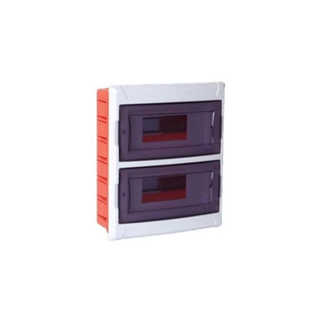 Бокс внутренний на 16 автоматов DE-PA Elektrik с прозрачной дверцей IP40 пластик (91116)