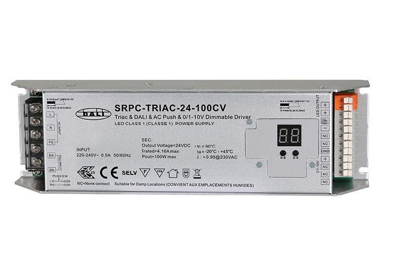 Источник питания SRPC-TRIAC-24-100CV DALI/PUSH/TRIAC 0/1-10V (17689)