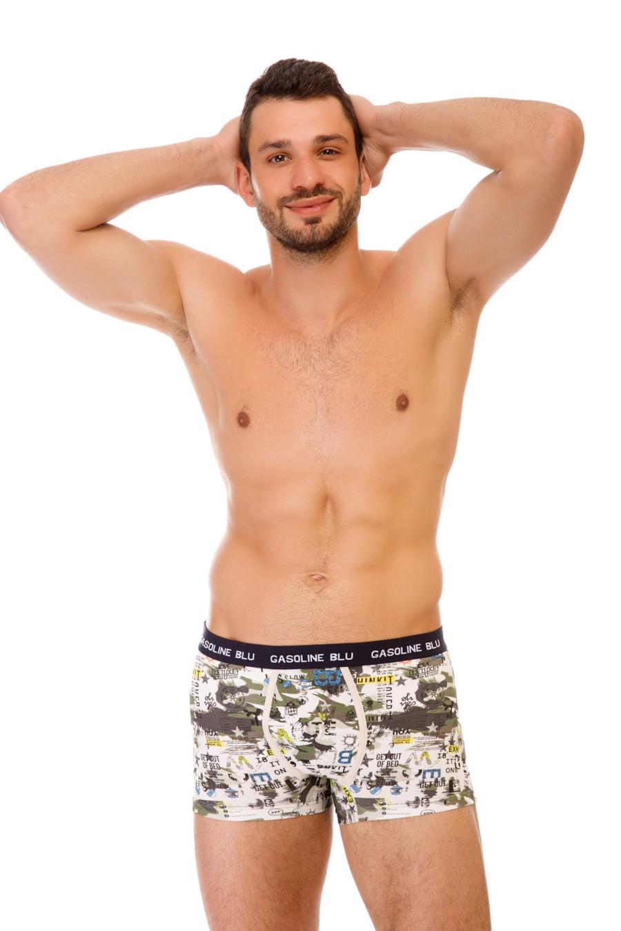 Трусы боксеры Gasoline Blu р. 48/M Шампань (70850)