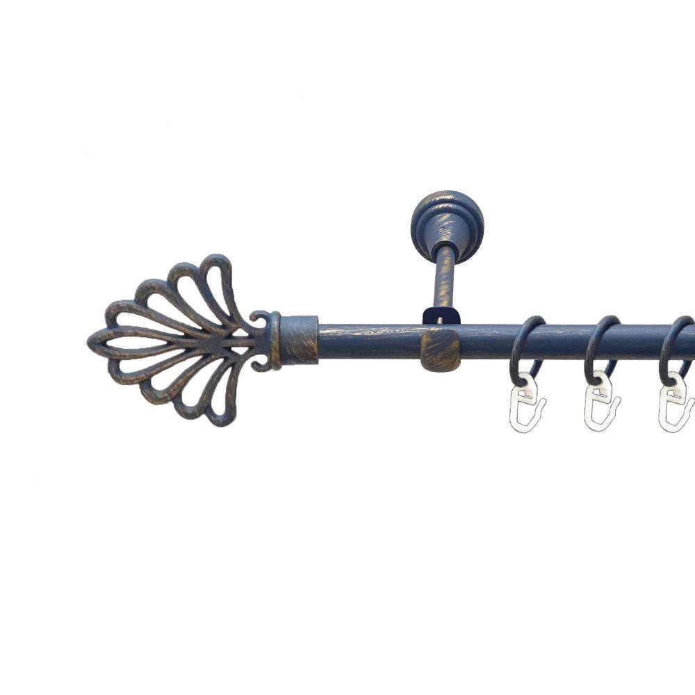 Карниз Orvit Модерн однорядный гладкий 16 мм 240 см Золотой/Голубой (00-00009152)