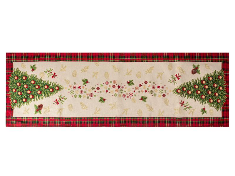 Ранер новогодний елка гобелен Christmas Delight 45х140 см