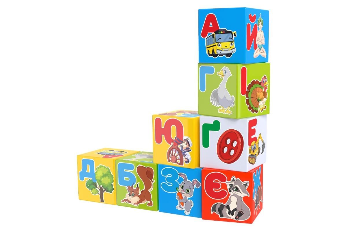 Кубики ТехноК "Абетка Веселка" (1806) - фото 5 Кубики ТехноК "Абетка Веселка" (1806) - фото 5