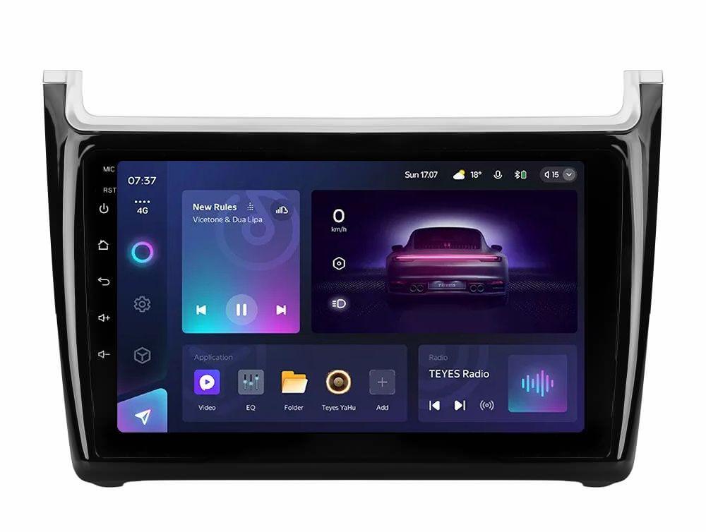 Магнитола штатная Teyes CC3 2K 4/64 GB для Volkswagen Polo 5 2008-2020 г. 9" (AR-70516)