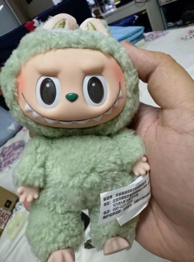 Іграшка-брелок Labubu The Monsters exciting macaron для сумки та рюкзака 17 см (2104618547) - фото 15