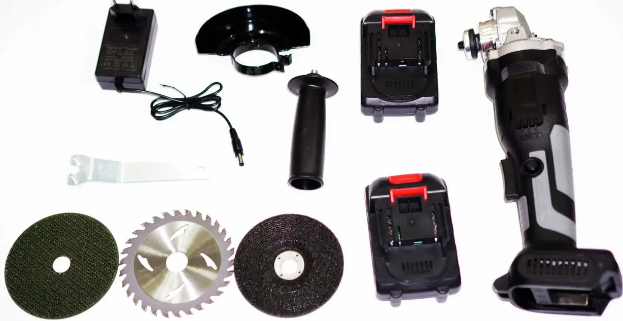 Болгарка аккумуляторная Lithium Power 2 АКБ в кейсе Серый (26636584) - фото 5 Болгарка аккумуляторная Lithium Power 2 АКБ в кейсе Серый (26636584) - фото 5