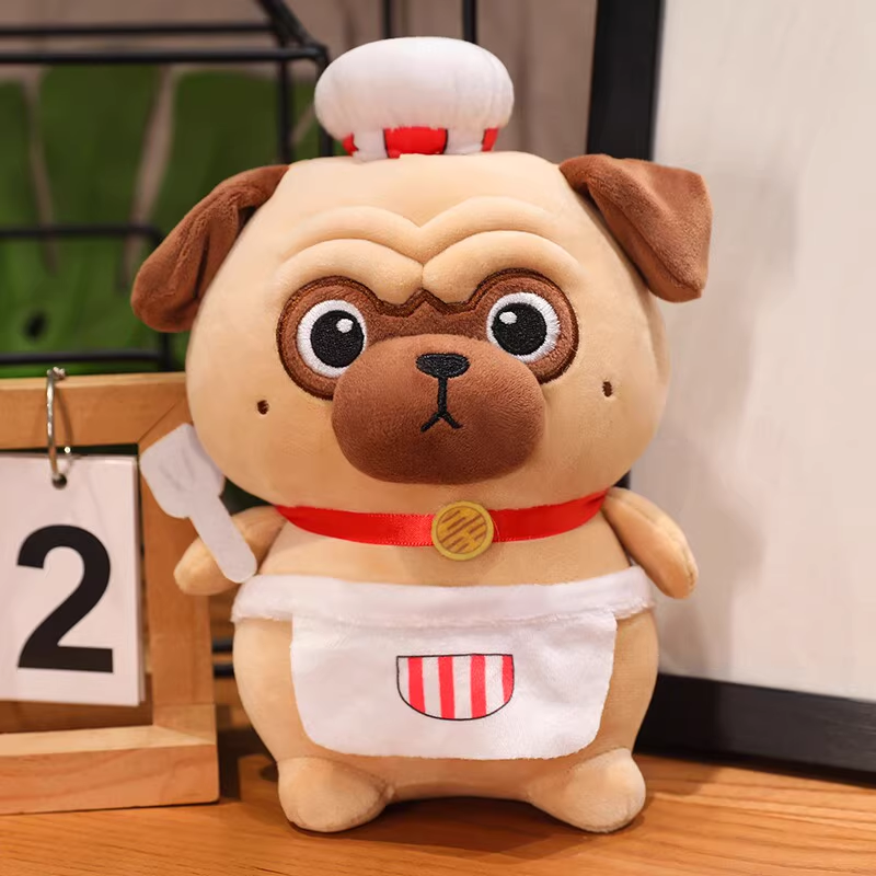 Мягкая игрушка Собачка Мопсик 25 см (2563933687)