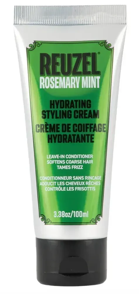 Крем для укладання волосся Reuzel Hydrating Styling Cream Rosemary Mint зволоження контроль пухнастості легка фіксація 100 мл