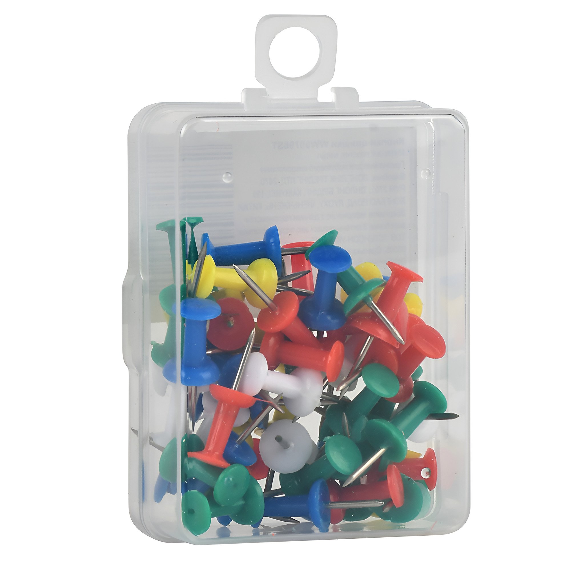 Кнопки-гвоздики канцелярские Stenson WW00796ST 50 шт. Разноцветный (25307648)