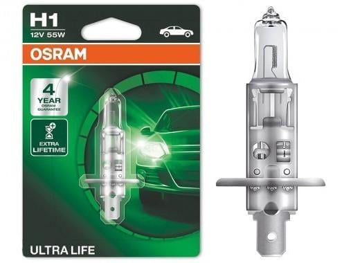 Автолампа H1 Ultra Life 12V 55W P14,5s (64150ULT) Автолампа H1 Ultra Life 12V 55W P14,5s (64150ULT)