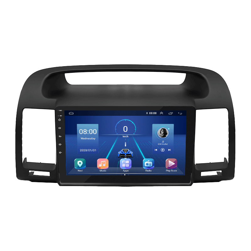 Автомагнітола штатна Lesko для TOYOta Camry V XV30 2001-2004 9" 6/128Gb 4G Wi-Fi GPS Top MOB