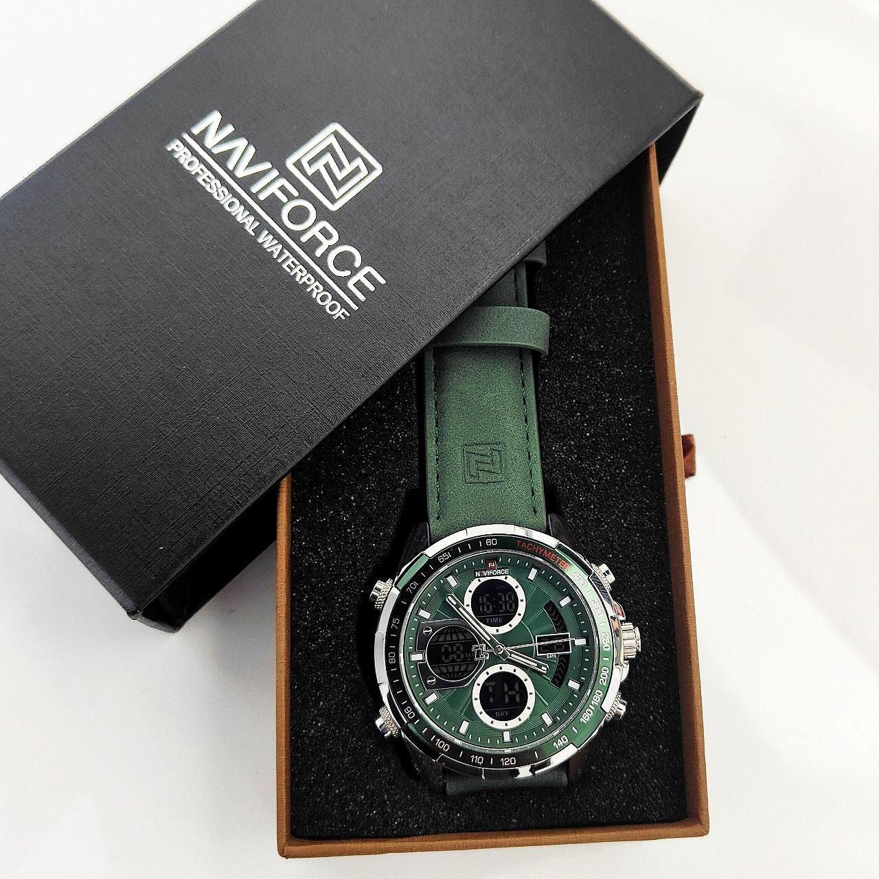 Годинник чоловічий Naviforce 9197 Green (14116095) - фото 2 Годинник чоловічий Naviforce 9197 Green (14116095) - фото 2