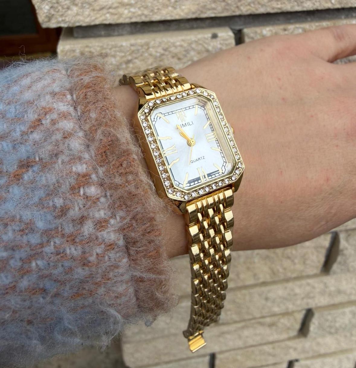 Женские часы GONCHAR & CO XIMILI медицинский сплав кварцевый механизм с камнями Золотистый/Серый (65-14) Женские часы GONCHAR & CO XIMILI медицинский сплав кварцевый механизм с камнями Золотистый/Серый (65-14)