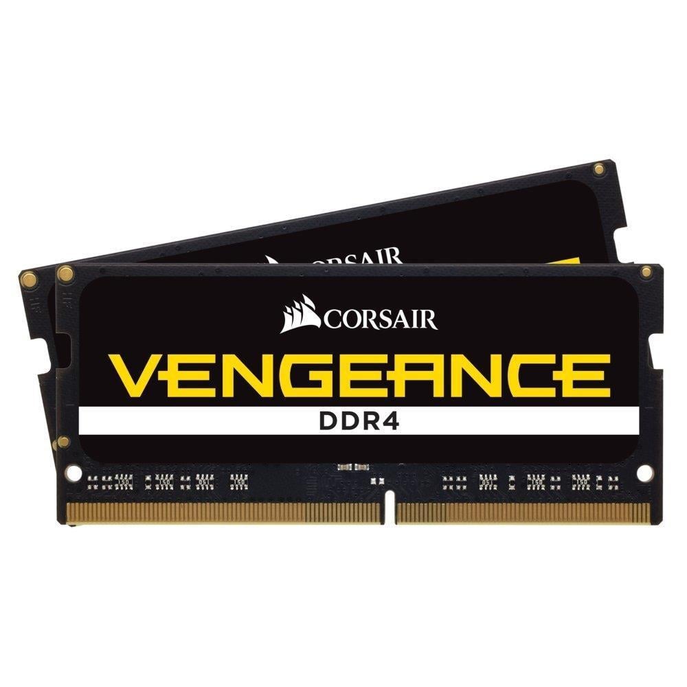 Оперативна пам'ять для ноутбуків Corsair 16 GB 2x8 GB SO-DIMM DDR4 2400 MHz Vengeance (CMSX16GX4M2A2400C16)