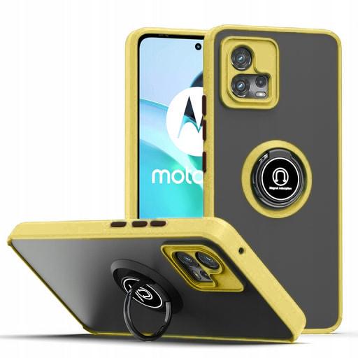 Захисний чохол MatteLuxe Motorola G72 (з кільцем) Yellow (34072-0A)