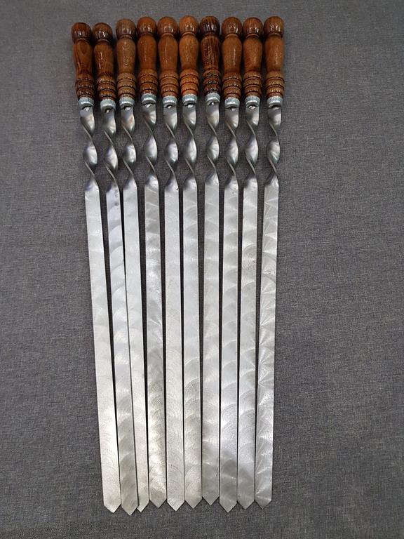 Набор шампуров для люля-кебаб Topaz 700х20х3 мм 10 шт