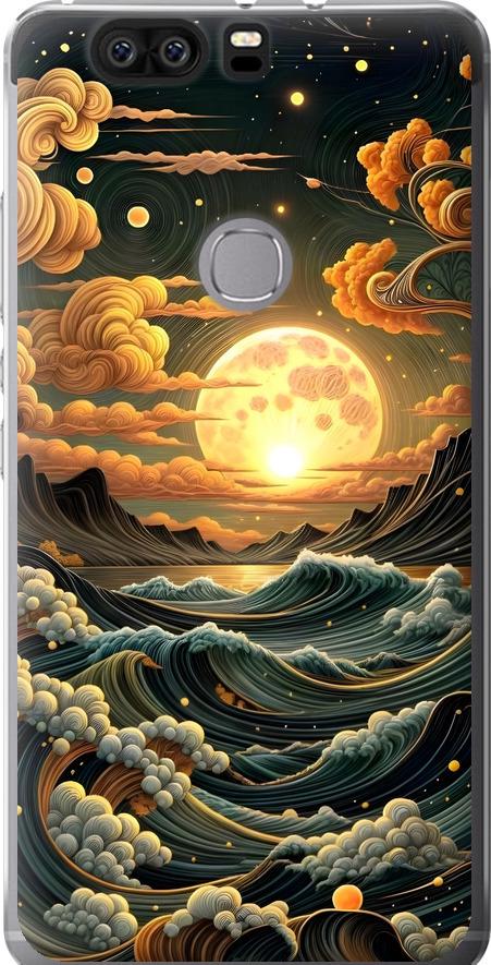 Чехол на Huawei Honor V8 Арт волны (6332u-608-42517)