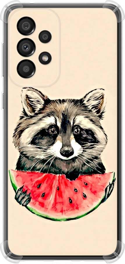 Чехол на Samsung Galaxy A33 5G A336B Енотик с арбузом (4605sp-2584-42517)