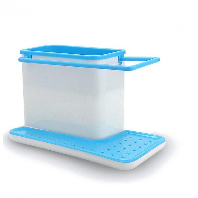 Підставка органайзер 3в1 для кухонної раковини Зелений (12129645)