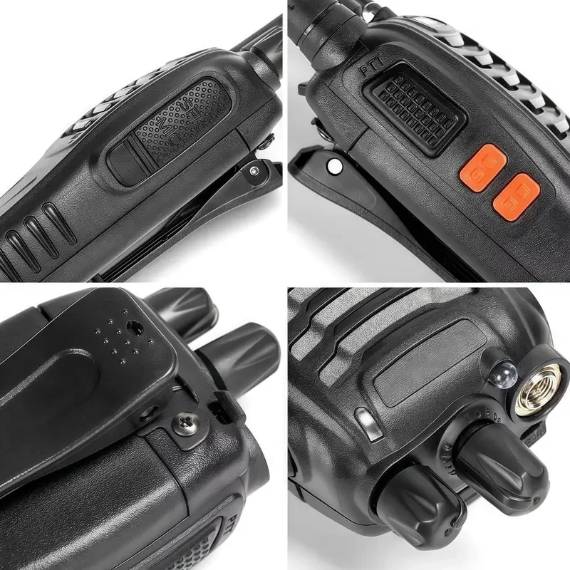 Набор рационов Baofeng BF-888S UHF 400-470 MHz с зарядными станциями 16 каналов 2 шт. Черный (2746863480) - фото 7