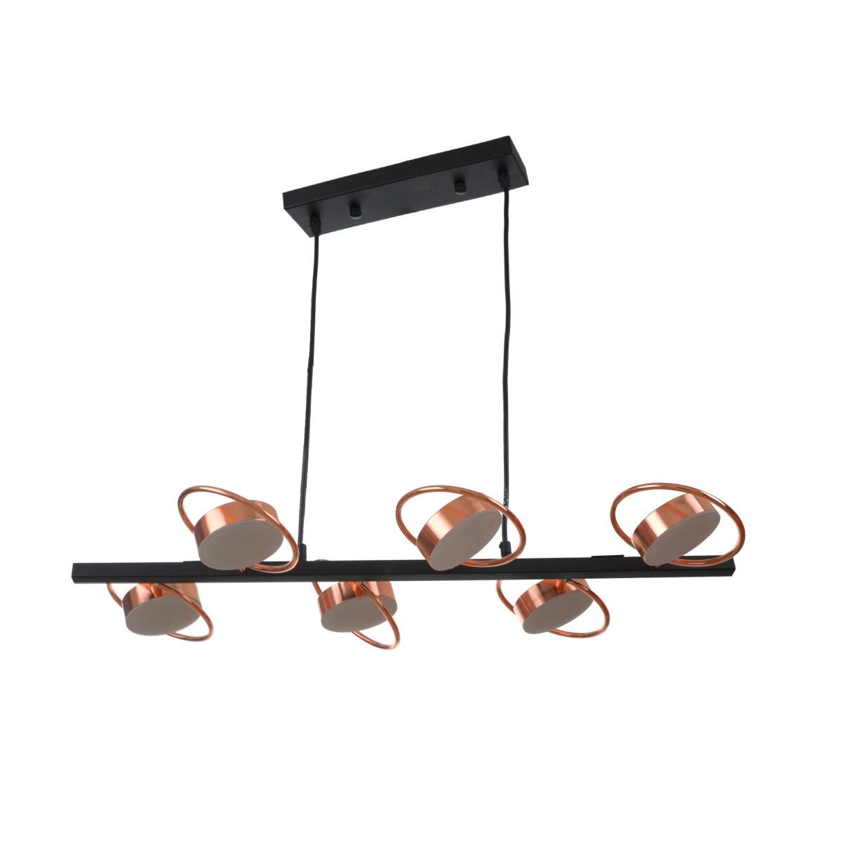 Люстра модерн Brille BL-783S/6 42W dim RG