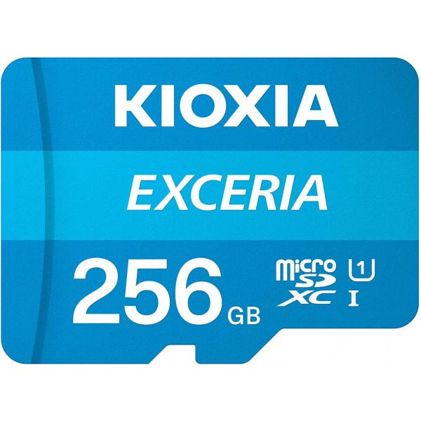 Карта памяти Kioxia microSDXC Card 256GB Exceria Class 10 UHS U1 (LMEX1L256GG2)