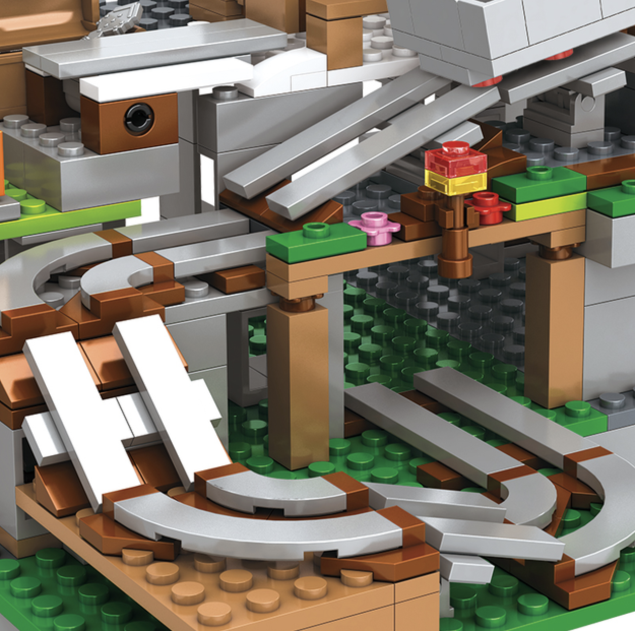 Конструктор My World Печера 587 деталей (SJ82003) - фото 10