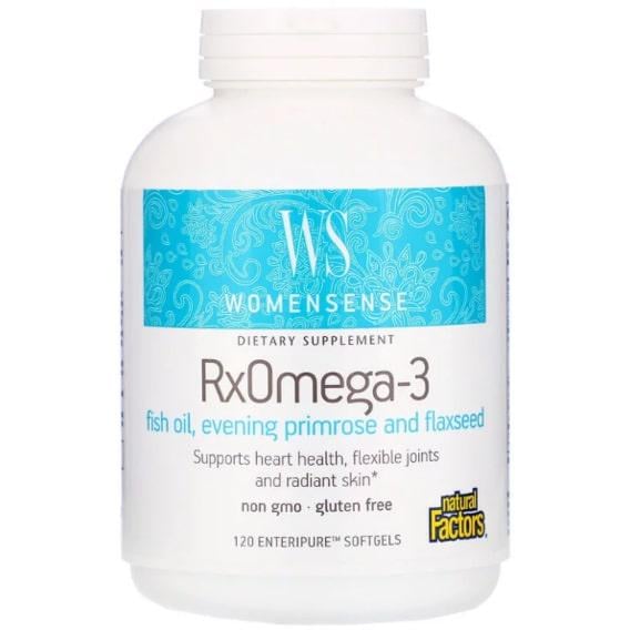 Омега 3 Natural Factors WomenSense RxOmega-3 120 Softgels (NFS-04913)