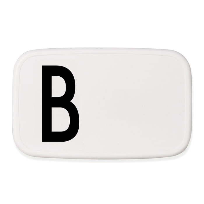 Ланч-бокс B Personal Lunch Box Design Letters 6,5x11x18 см Черно-белый (144887)