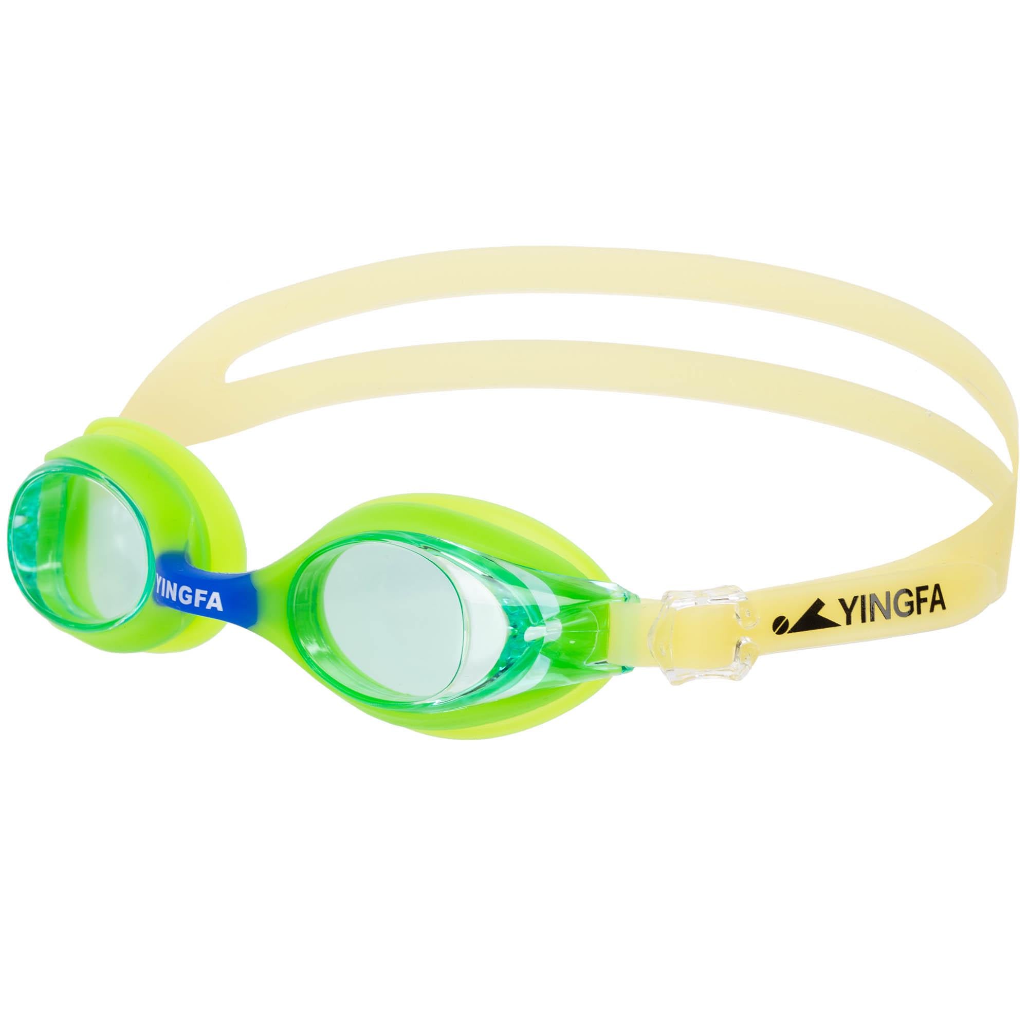 Очки для плавания детские YINGFA J720AF Салатовый (J720AF_Салатовый)