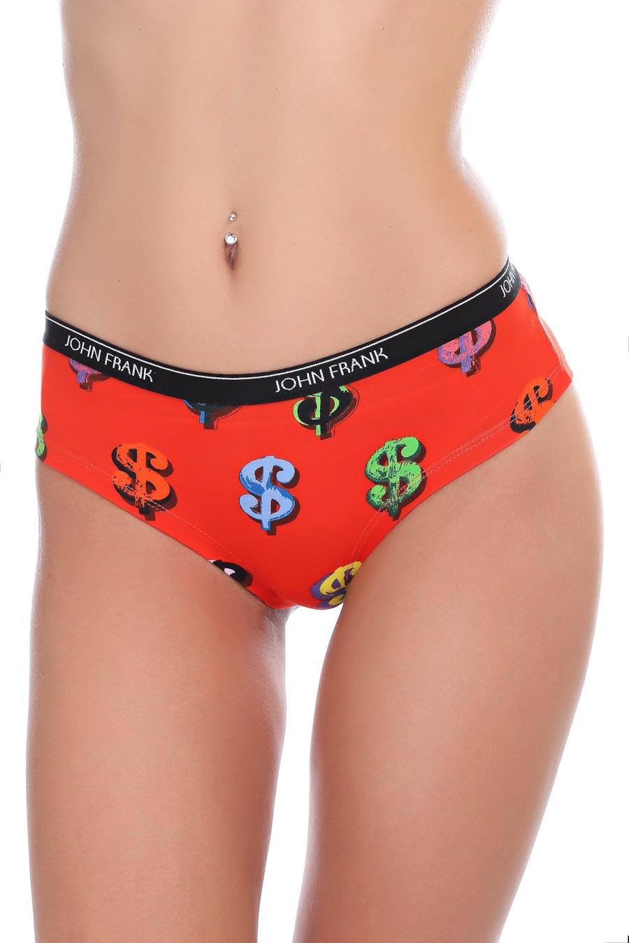 Трусики бразилиана John Frank р. 4/L микс Красный (63141)