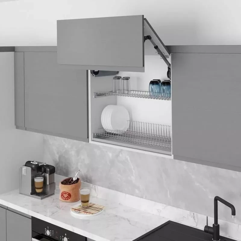 Сушарка для посуду Starax з рамою L 800 мм Хром (S-5161-C)