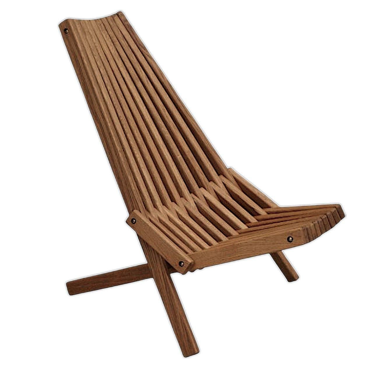 Шезлонг дубовый KENTUKKI Индийский Палисандр