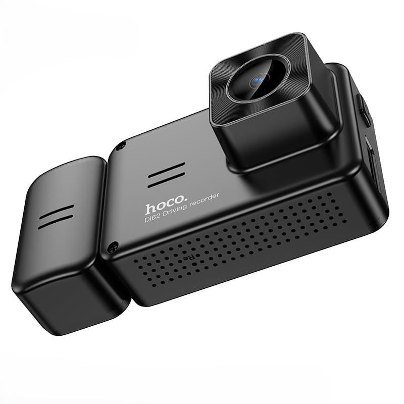 Відеореєстратор Hoco DI62 авто Wi-Fi 480p/720p трикамерний кут огляду 145° Чорний (635265) - фото 4 Відеореєстратор Hoco DI62 авто Wi-Fi 480p/720p трикамерний кут огляду 145° Чорний (635265) - фото 4