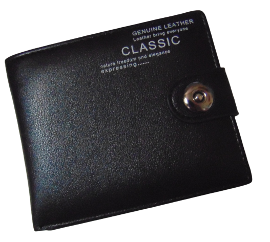Кошелек мужской с магнитной кнопкой Bovis 538-3 Черный (1898173485)
