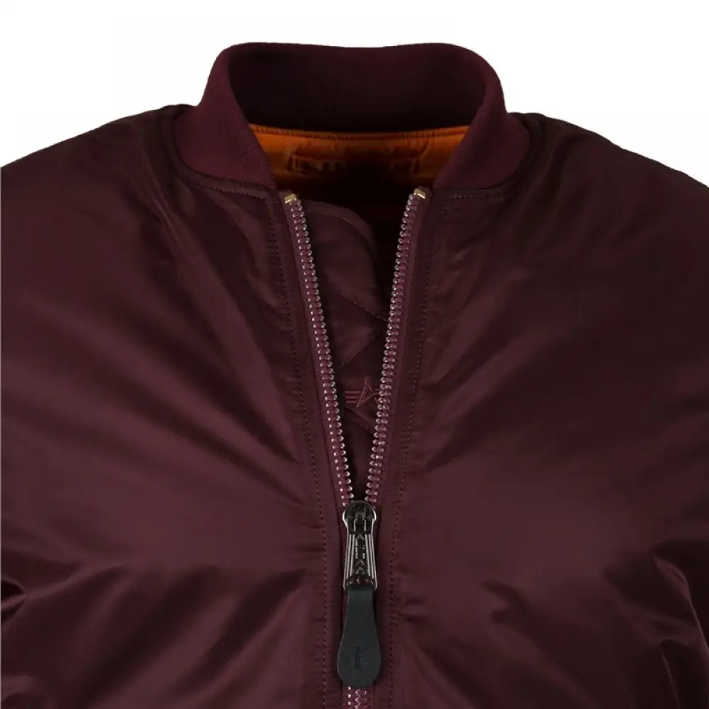 Бомбер Alpha Industries MA-1 Slim Fit Flight Jacket M Maroon (MJM44530C1MM) - фото 3